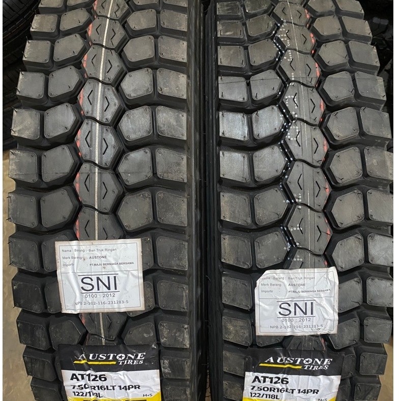 Ban Truk Set Austone 750 R16 -14PR AT126 Ban Kawat