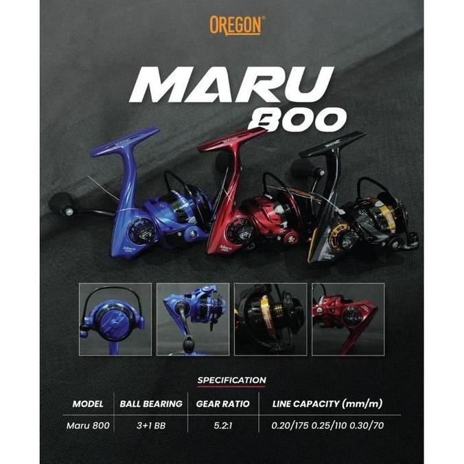 (Good) Reel Pancing Oregon Maru 800 One Way Reel Mini Ultralight Casting Spinning UL