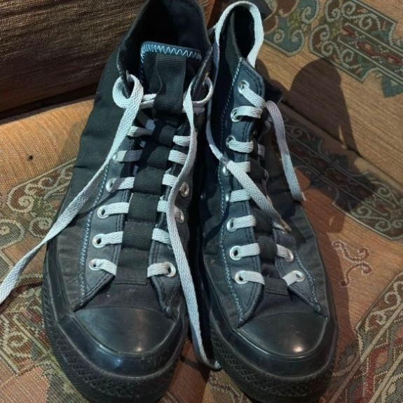 sepatu converse CTAS CX EXPLORE HI blue navy nyaman