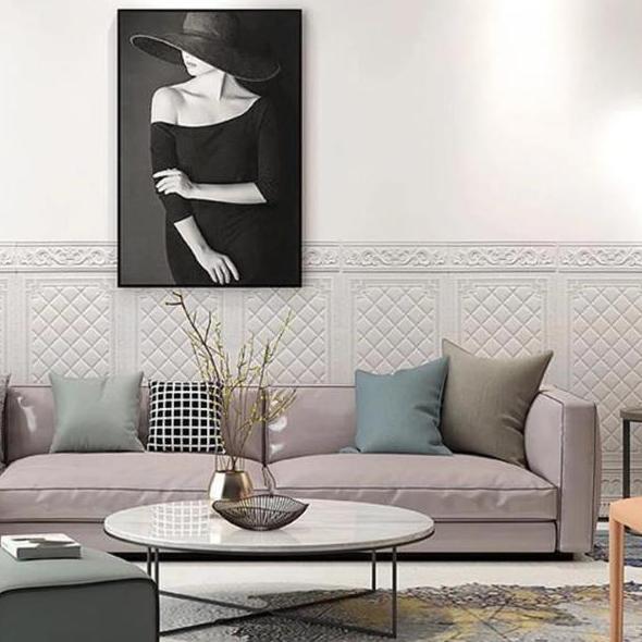 [] Donmi Wallpaper Foam Motif Pintu Tebal 3D | Wallpaper Dinding Foam Premium, Empuk & Tebal, Tahan 