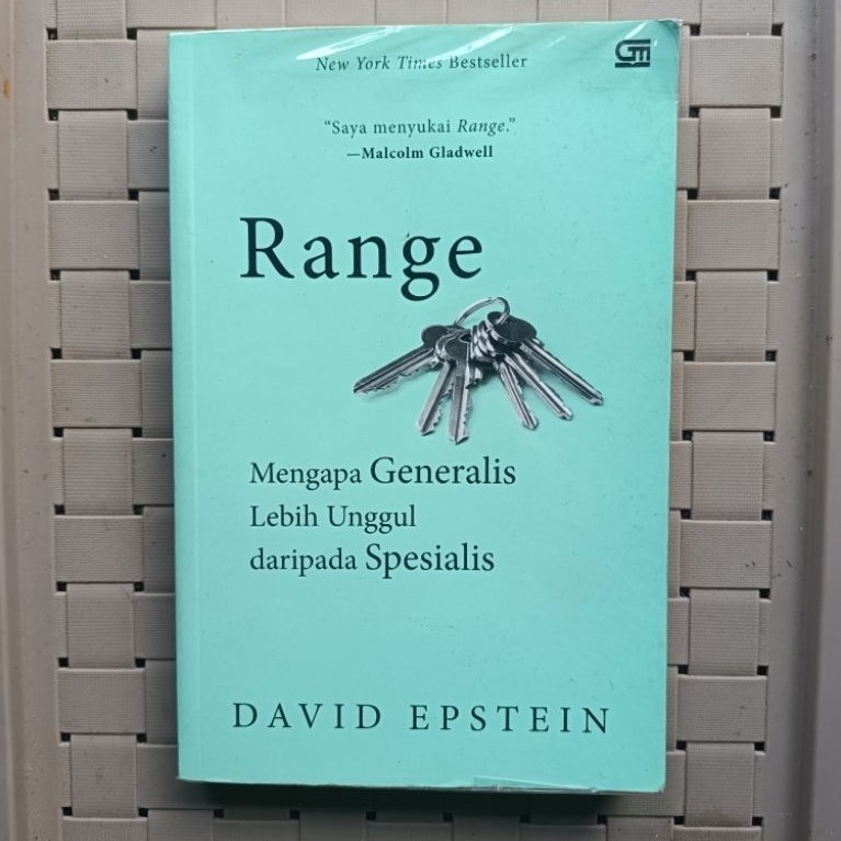 preloved buku range by david epstein self improv bekas