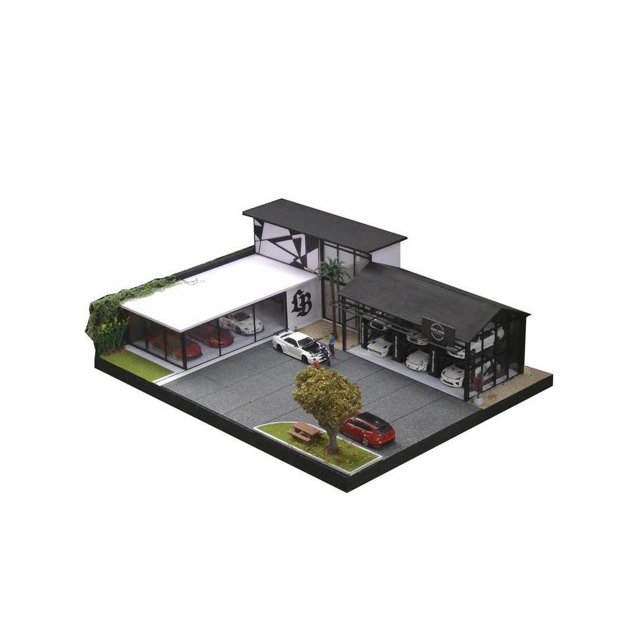 Diorama Warehouse / Rumah / Garasi / 1/64