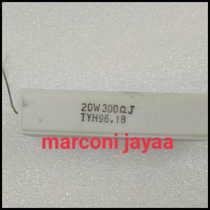 HOT DEAL RESISTOR KERAMIK 20WATT 300OHM !!!!!!!