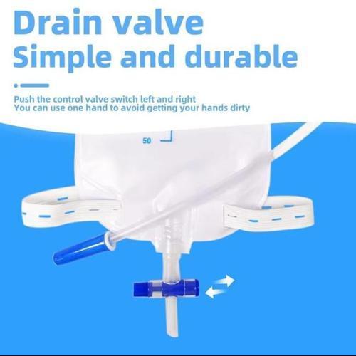 Kantong Urin Kateter Pria Catheter Urinal Bag 500ml