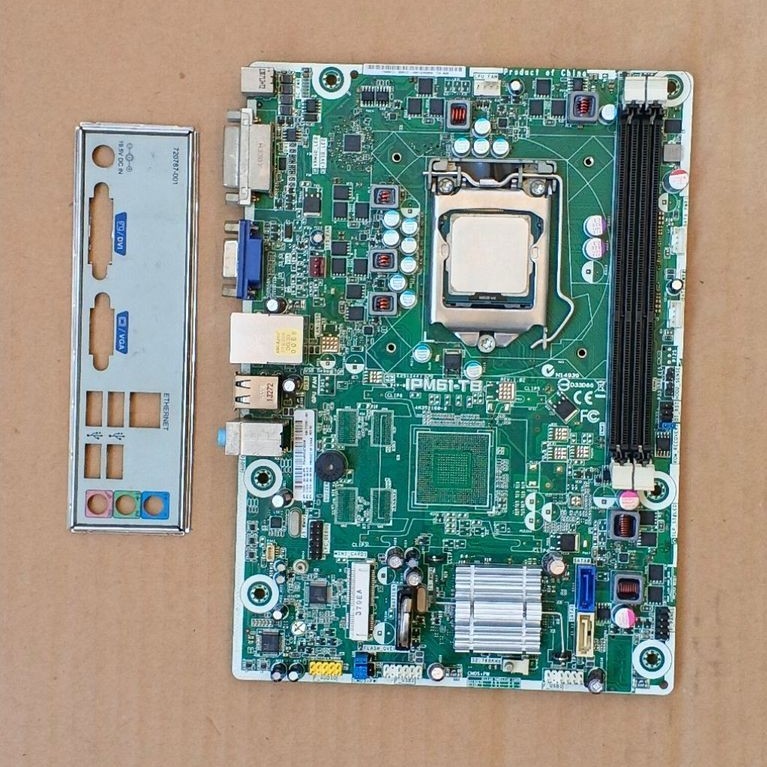motherboard mainboard HP IPM61-TB + Processor core i3 3240T gen 3