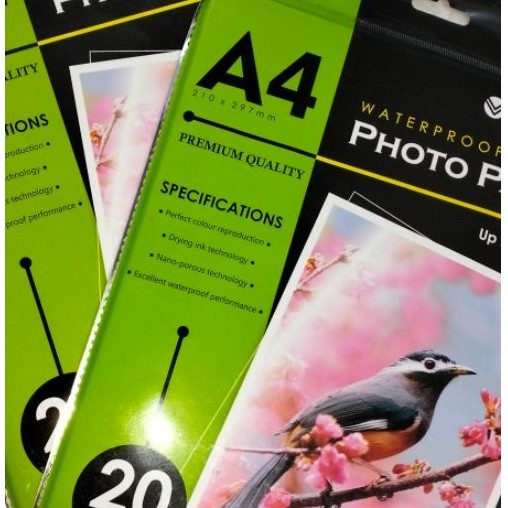 KERTAS FOTO A4 GLOSSY 210 g  GPP - 9110A  MEREK VTEC