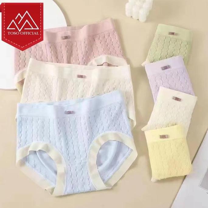 Celana Dalam Wanita Motif Pita Kolor Wanita Motif Garis CD Underwear