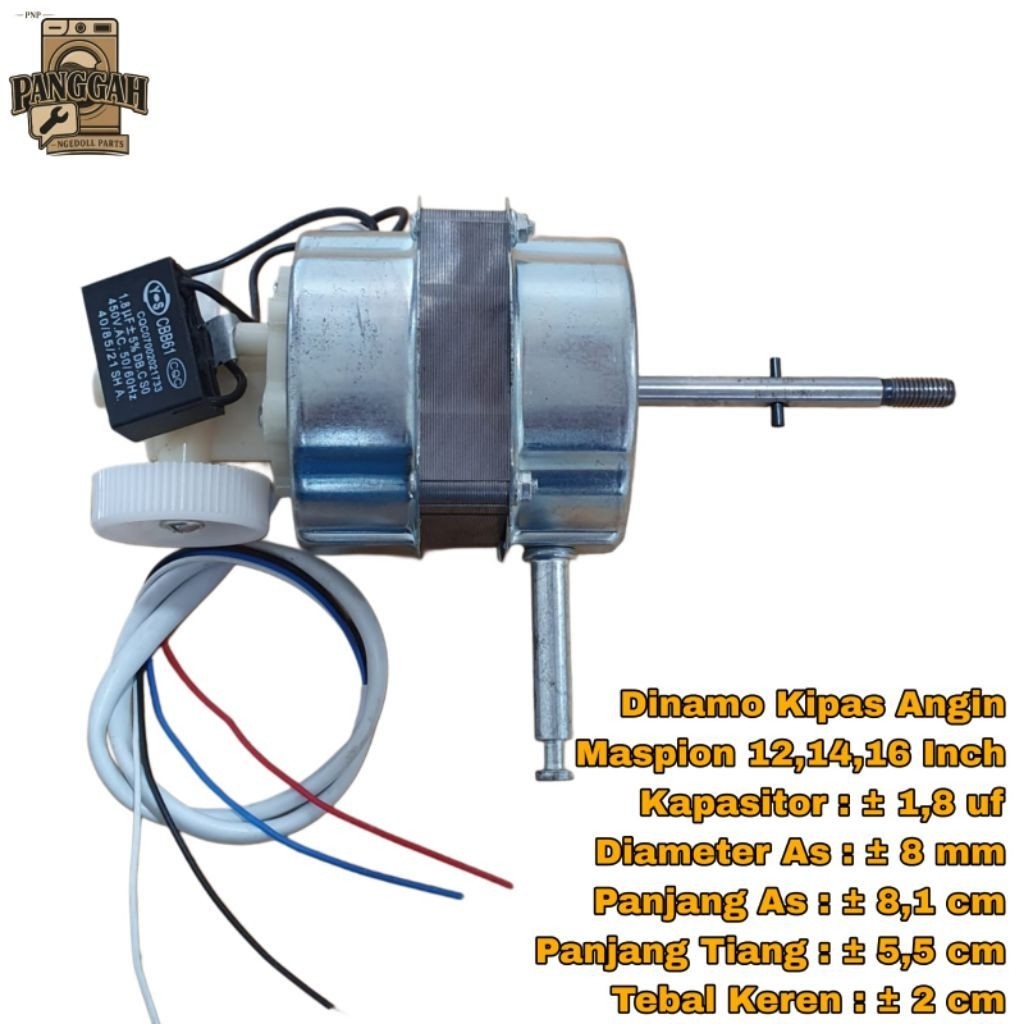 Dinamo Kipas Angin Maspion Stand Fan 12 14 16 Inch Mesin Motor Kipas Meja Berdiri Duduk Dinamo MASPI