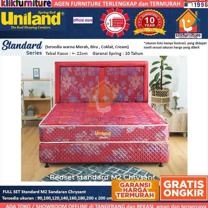 Bestseller- Standard Chrysant (set 180x200cm) Uniland Springbed