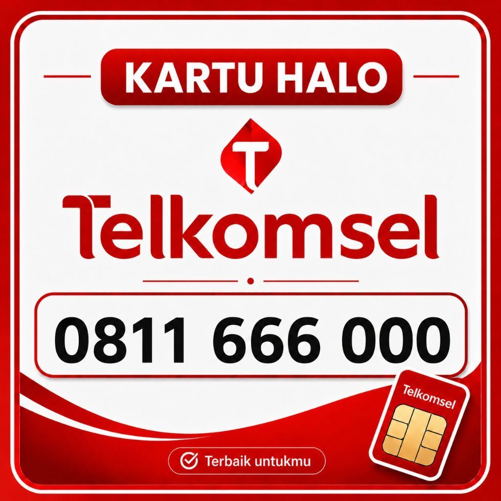 Nomor cantik 10digit Halo Telkomsel pascabayar