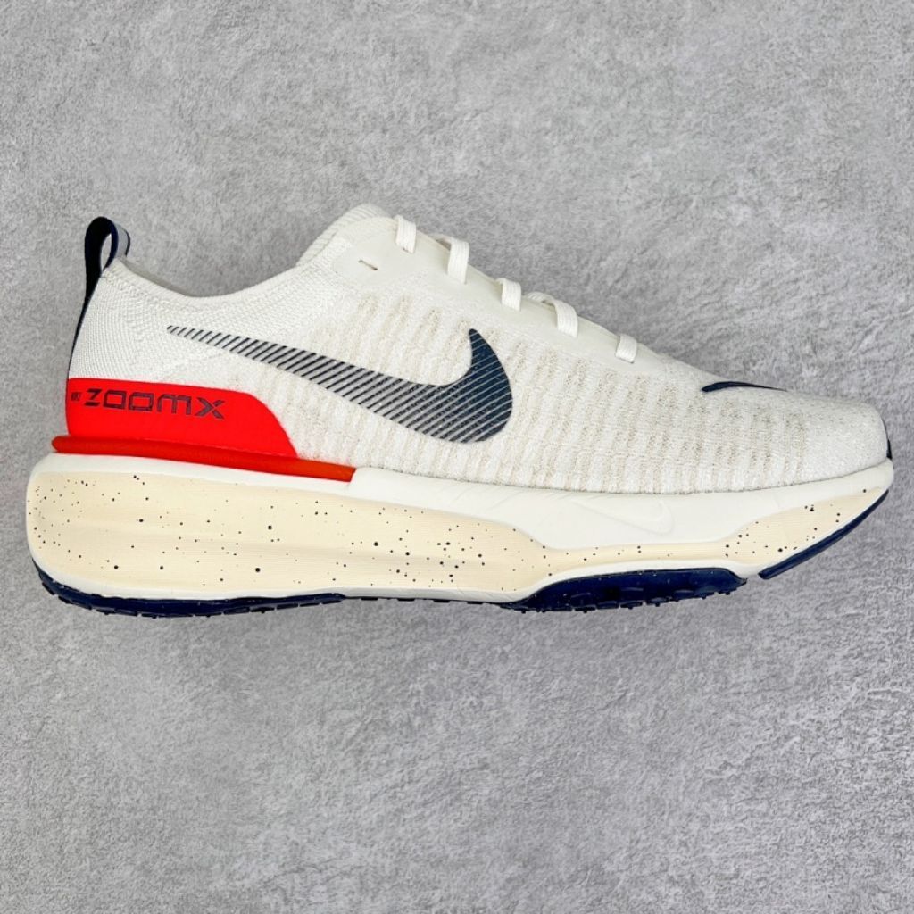Invincible Run ZoomX Flyknit White Bright Crimson