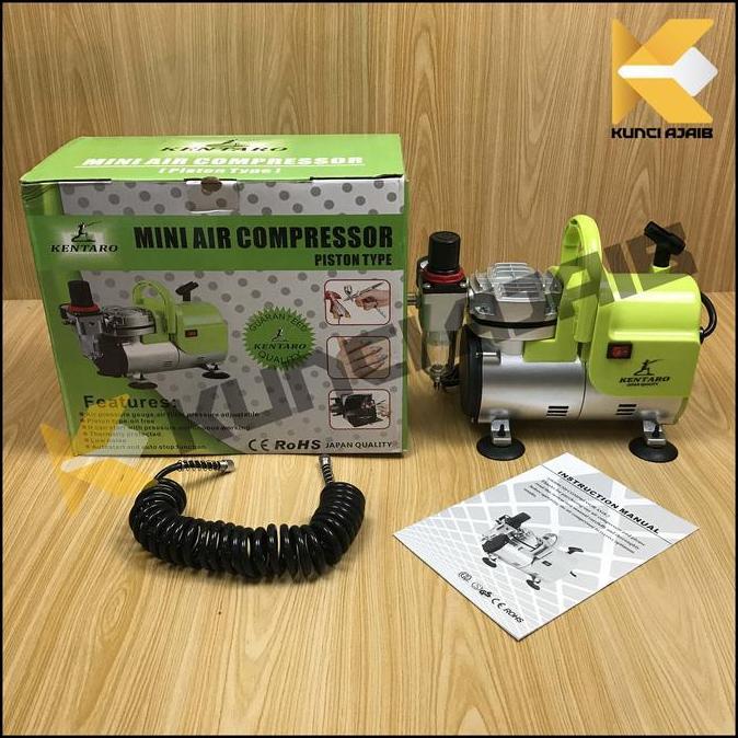 HARGA DISC - KENTARO Mini Compressor PISTON TYPE - Kompresor Kecil Air Brush Cat