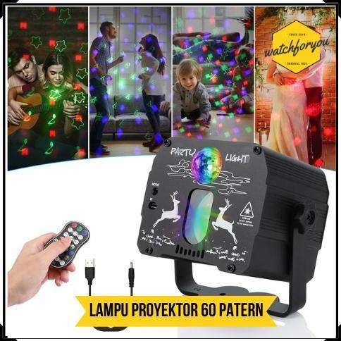 HARGA DISC - Lampu Laser Projector Lampu Panggung Laser Proyektor Disco RGB Party