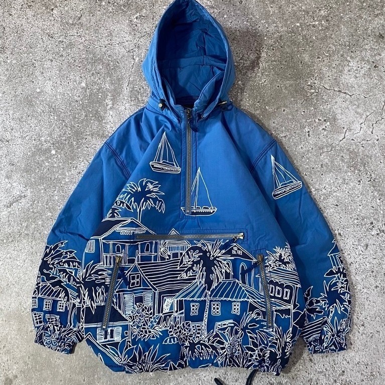 Vintage Descente Cagoule Sky Jacket (Second)