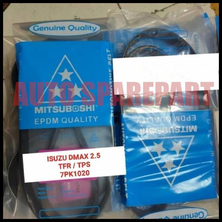 DISKON FAN VAN V BELT TALI KIPAS 7PK1020 DMAX D-MAX 2.5CC TFR TPS 7PK-1020 