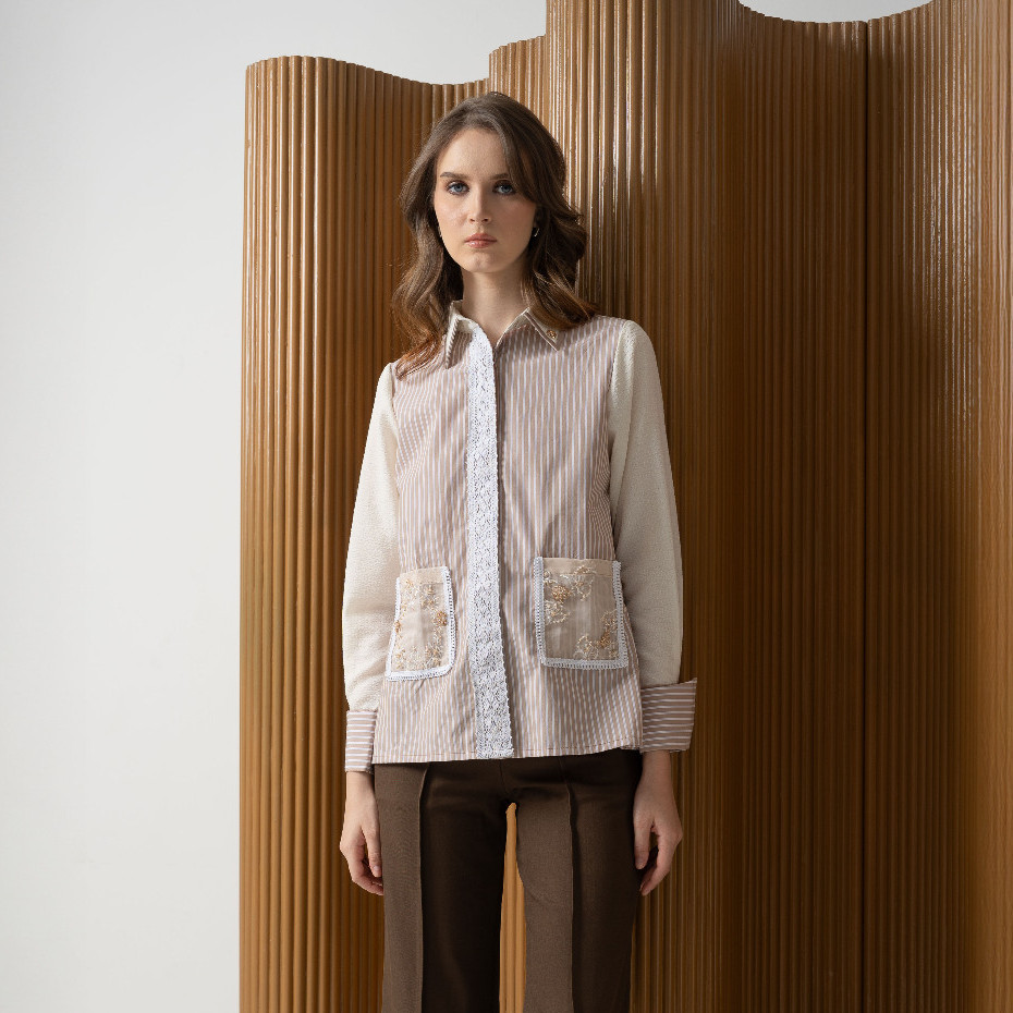VAIA Atelier - Atasan Kemeja Wanita Nixie