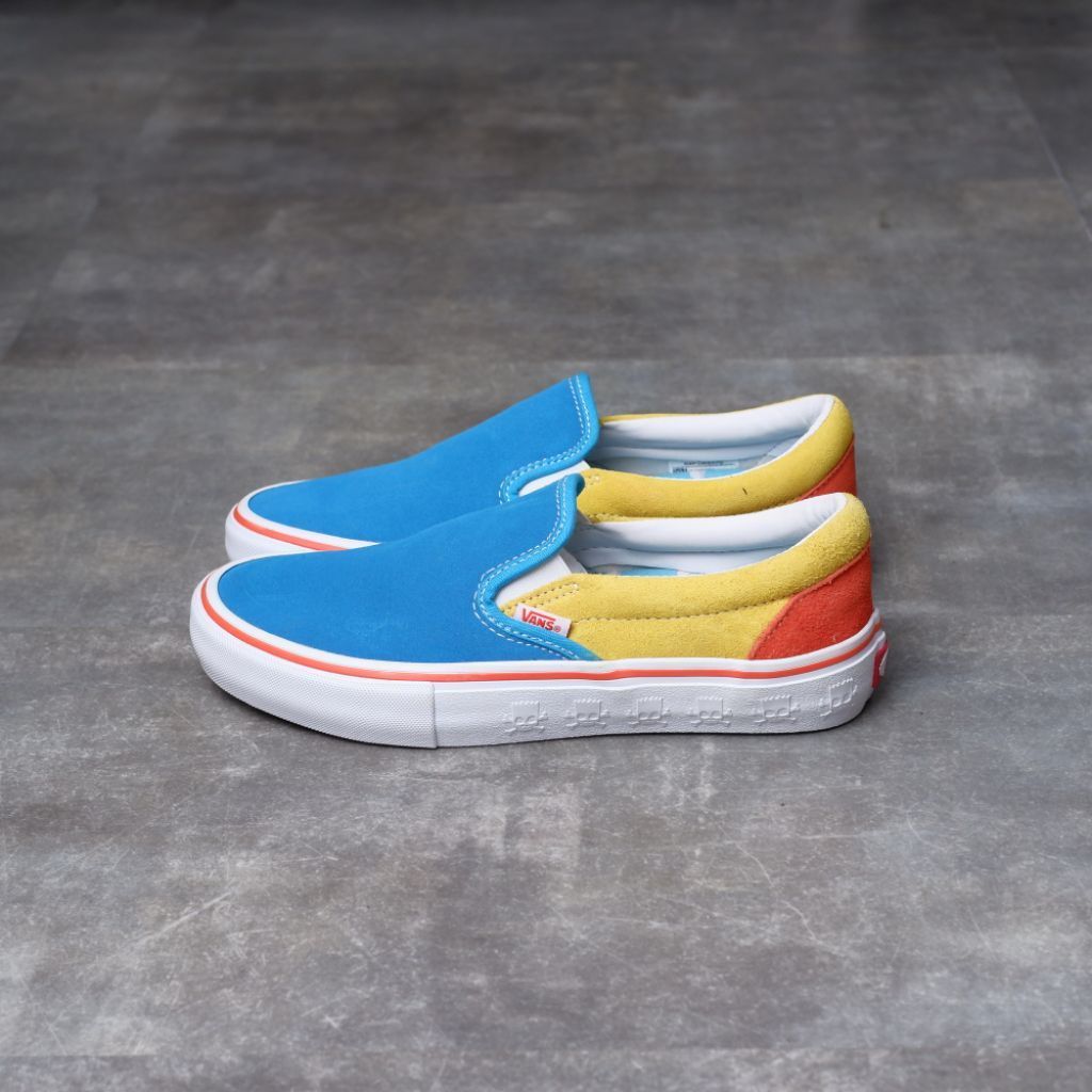 VANS SLIP-ON PRO (THE SIMPSONS) BLUE YELLOW
