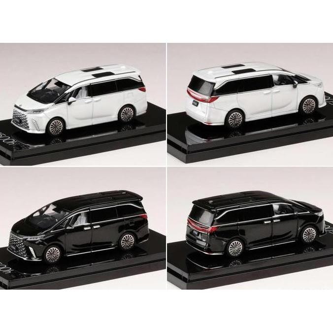 HJ641076AW HJ641076ABK Hobby Japan 1/64 LEXUS LM500h 4 Seater Sonic Quartz Graphite Black Glass Diec