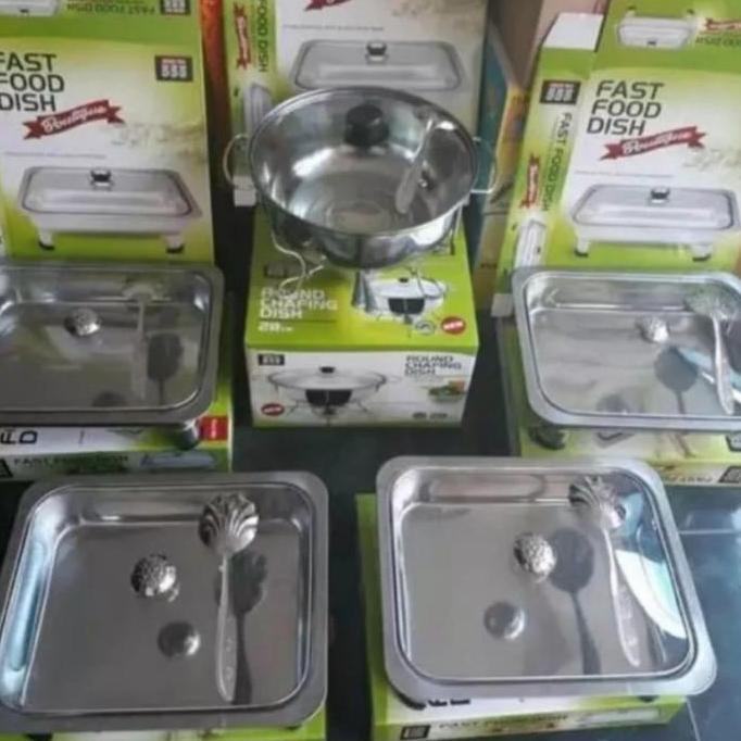 set prasmanan full kaca / paket set prasmanan full kaca / tempat prasmanan (5set)