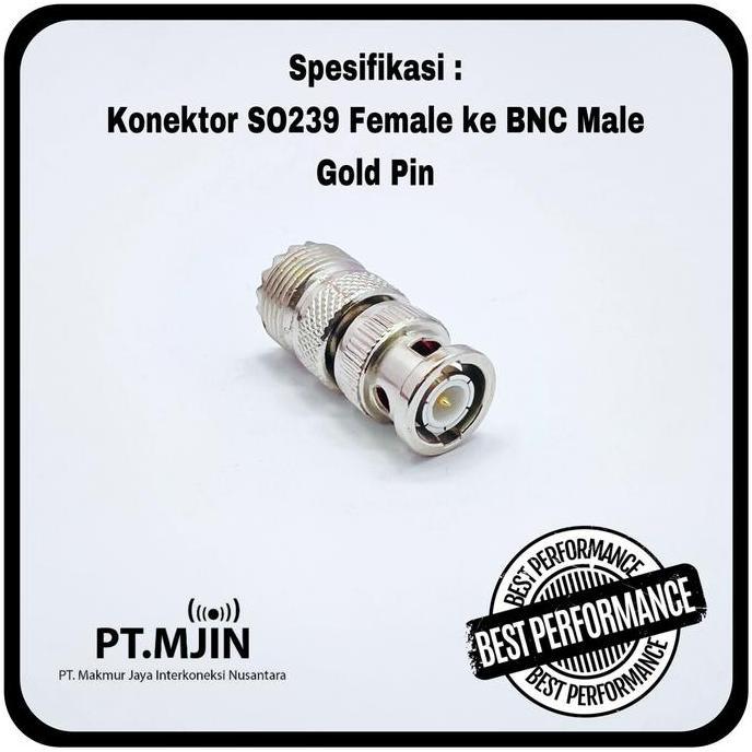 [] Konektor BNC HT/PL ke BNC/UHF ke BNC