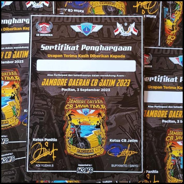 TERBARU PIAGAM JAMDA CB JATIM PACITAN 
