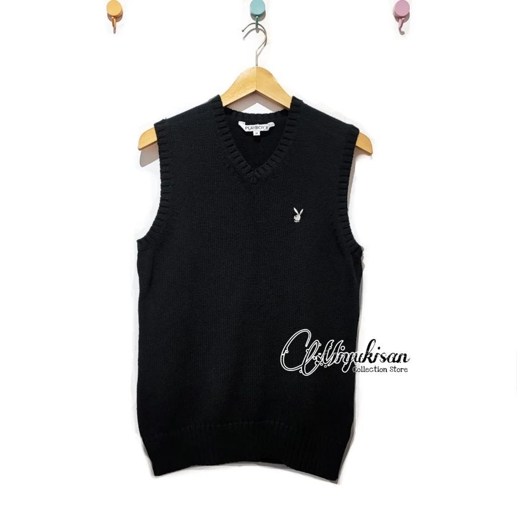PLAYBOY BLACK VEST