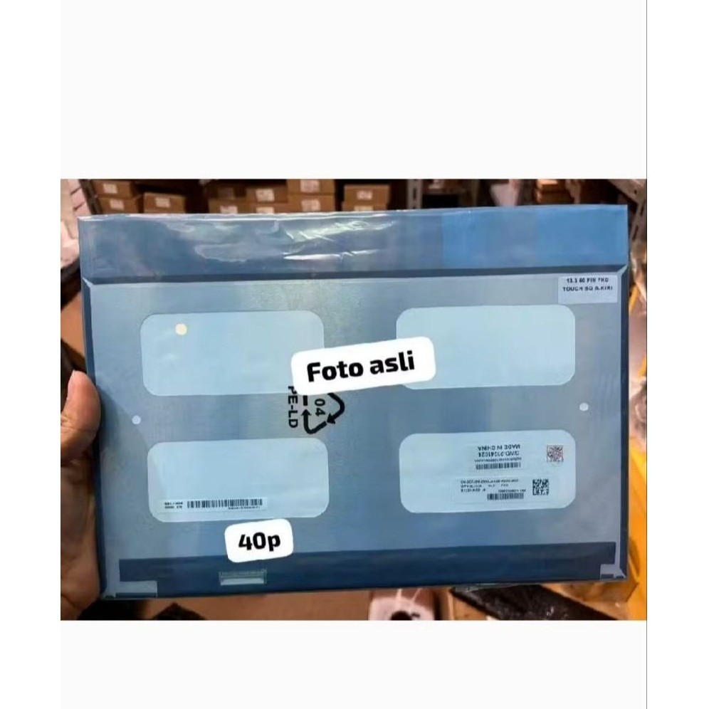 Layar LED LCD Laptop Dell 7390 13.3 40 Pin Full HD Touchsreen