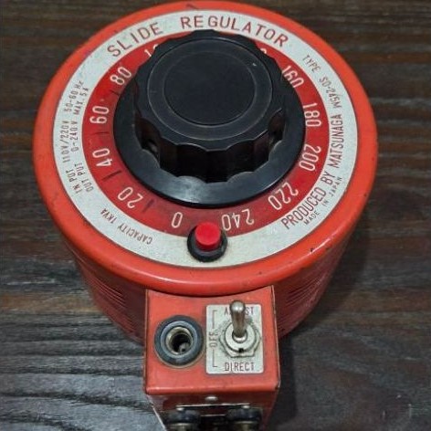 STAVOLT / REGULATOR / SLIDE REGULATOR MATSUNAGA 1KVA