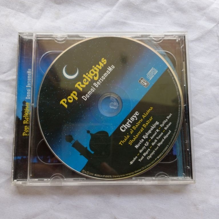 KASET CD POP RELIGIUS DAMAI BERSAMAMU