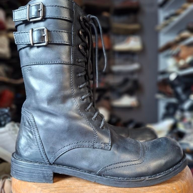Sepatu boot touring biker ( RARE ) ESPRIT size 44