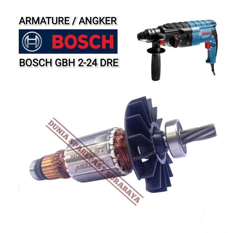 Sparepart Armature Mesin Bor Rotary Hammer Drill BOSCH GBH 2-24 / Angker Dinamo Bor 3 Mode BOSCH GBH