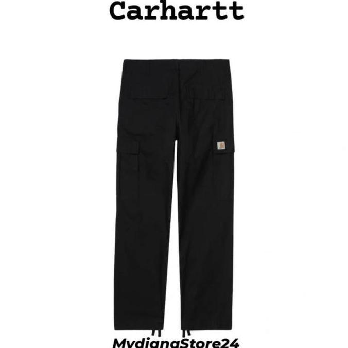 CARHARTT WIP - CARHARTT REGULAR CARGO PANT - BLACK