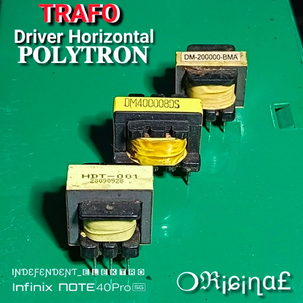 Trafo driver horijontal Polytron Slim  Trafo HDT-001 Trafo DM-200000-BMA Trafo DM400008DS  Trafo dri