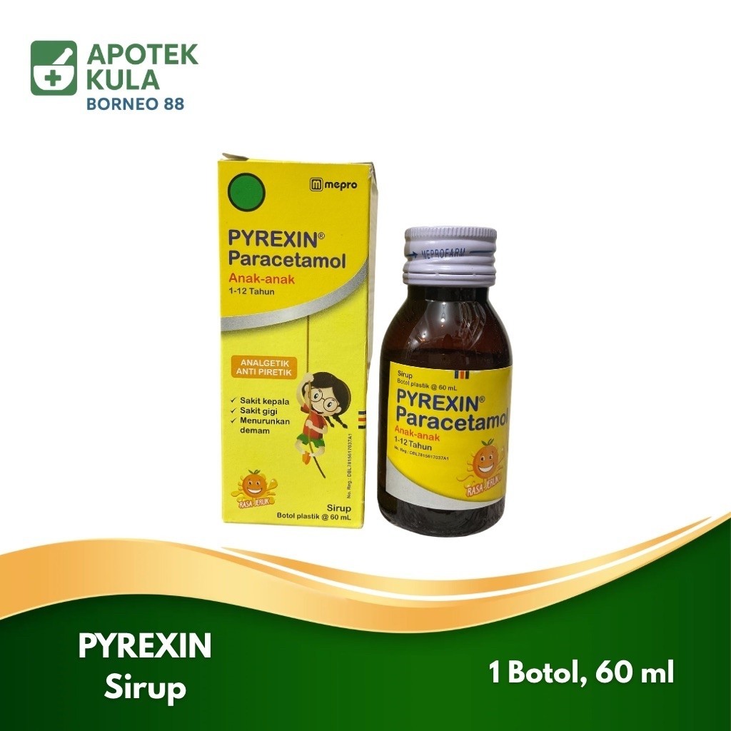 Pyrexin Paracetamol Sirup 60 ml