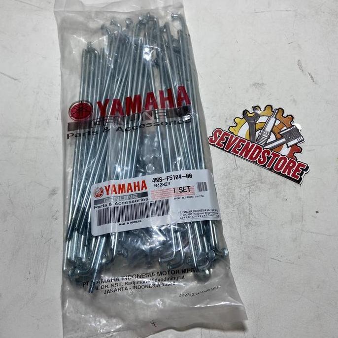 Ruji jari jari velg roda 4NS 23T Spoke set Vega F1ZR Jupiter FiZ R YGP
