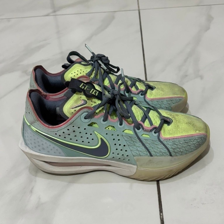 NIKE SEPATU BASKET with Box Second Ori 100% GT CUT 3 EASTER GLACIER BLUE ORIGINAL