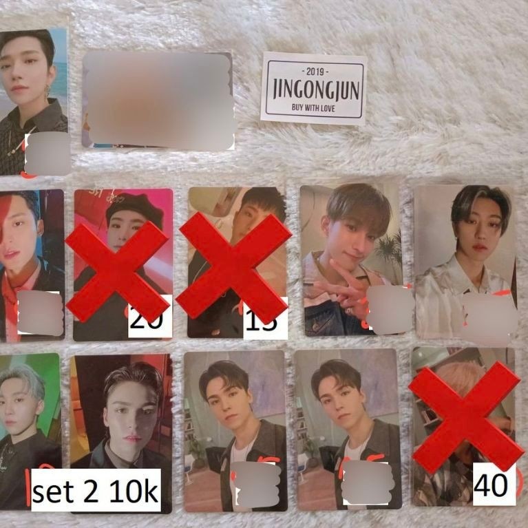 (BACA DESKRIPSI) Seventeen svt pc photocard attacca pob bene op2 carver carat ver album hmv joshua w