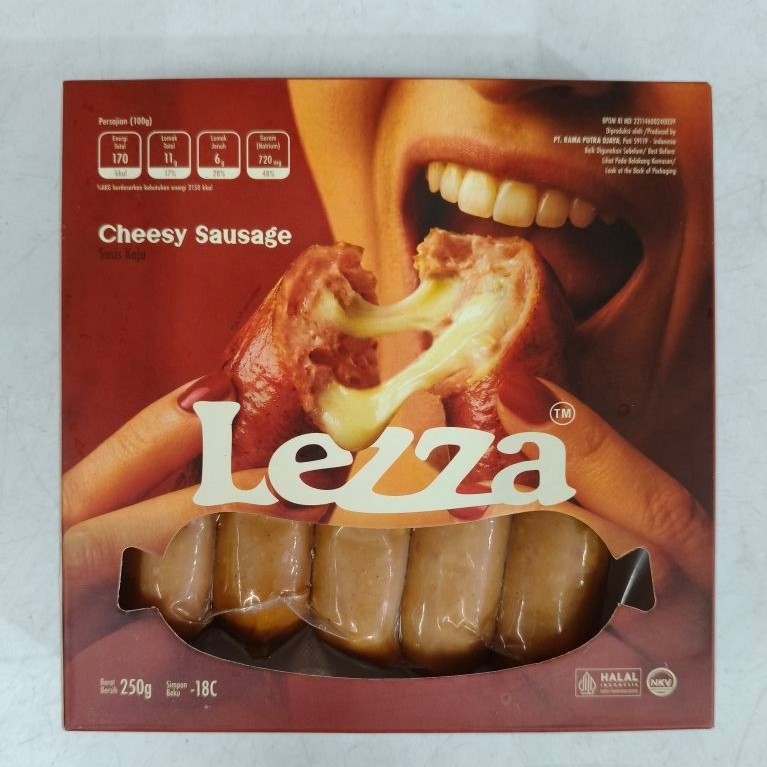 NEW Lezza Sosis Keju Lumer Premium isi 5