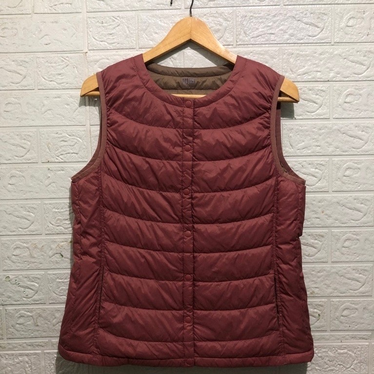 UNIQLO ultralight down jaket vest O neck list Salem