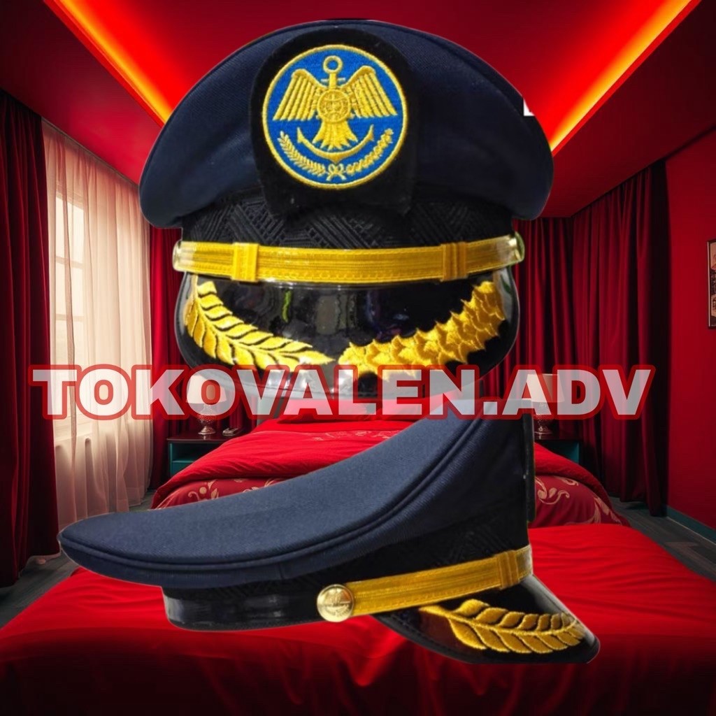 Topi Pet Perhubungan , Topi Pet Dishub, Topi Pet Kemenhub, Topi Pet Golongan 3D