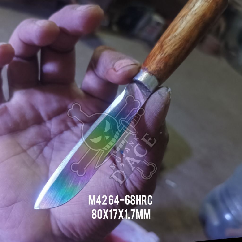 PISAU BUAH  BAHAN HSS M42 CUSTOM GARPU MINI