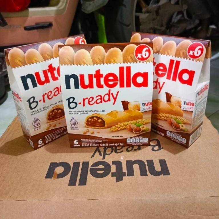 Nutella B-Ready t6 / Wafer Nutella B-Ready T16 isi 6