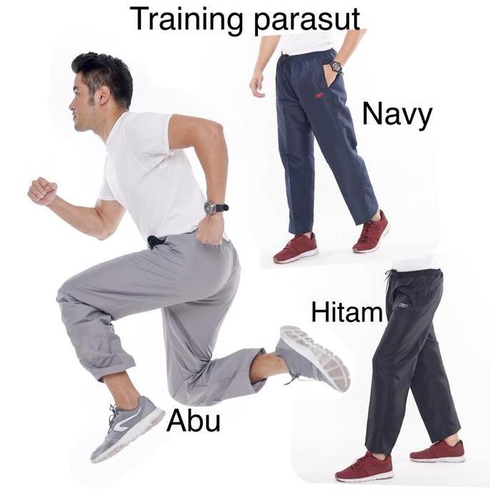 DY39 - Celana Training Parasut / Training Panjang Parasut Unisex