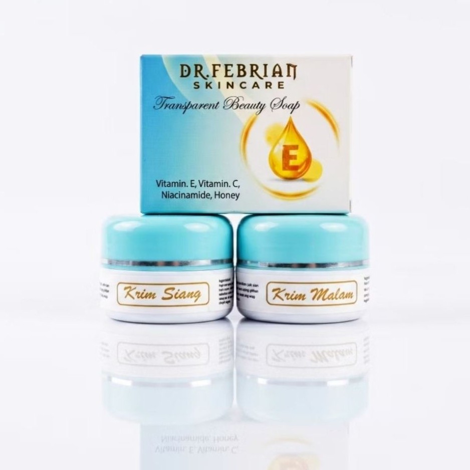 Cream Dr. Febrian Original Paket Krim Siang Malam Sabun Whitening Cepat