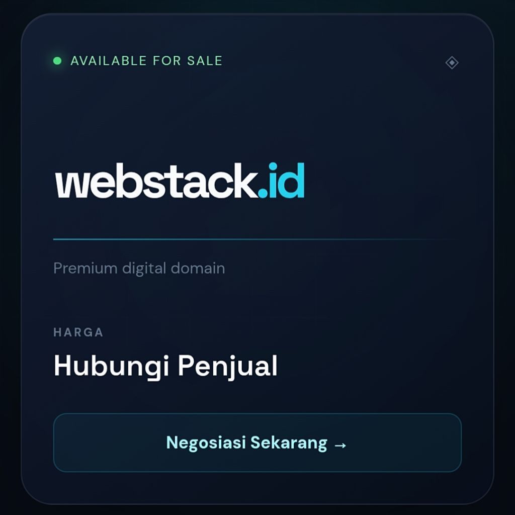Domain WebStack.id Premium Digital Domain Untuk Branding