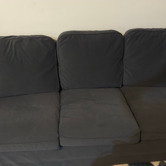 Sofa IKEA EKTORP warna abu tua / Sofa IKEA / Sofa 3 seat / Sofa Keluarga