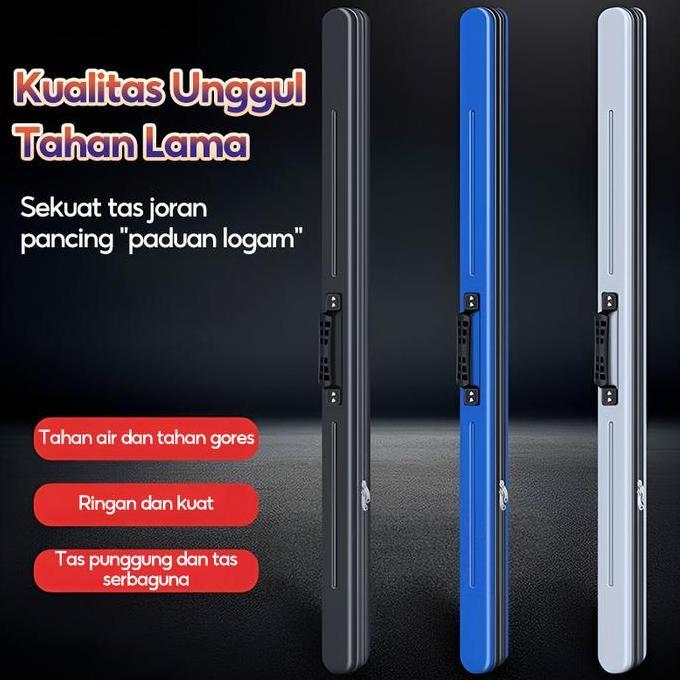 HALODN TAS PANCING HARDCASE TAS JORAN HARD CASE Hard Rod Case  ROD CASE AJUSTABLE Pelindung Joran Ke