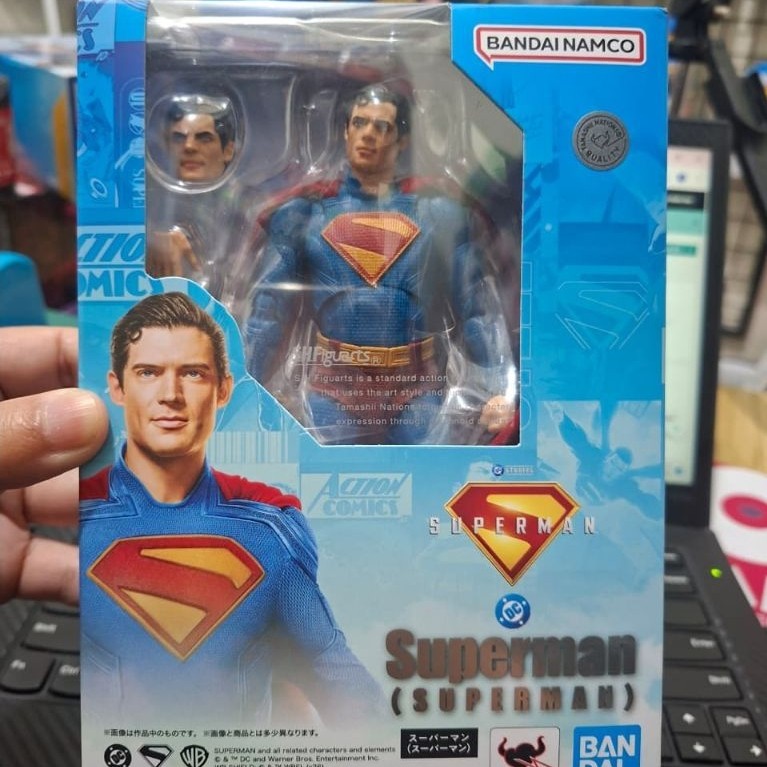 S.H.Figuarts Superman Action Comics Bandai Tamashii Nations Original Figure