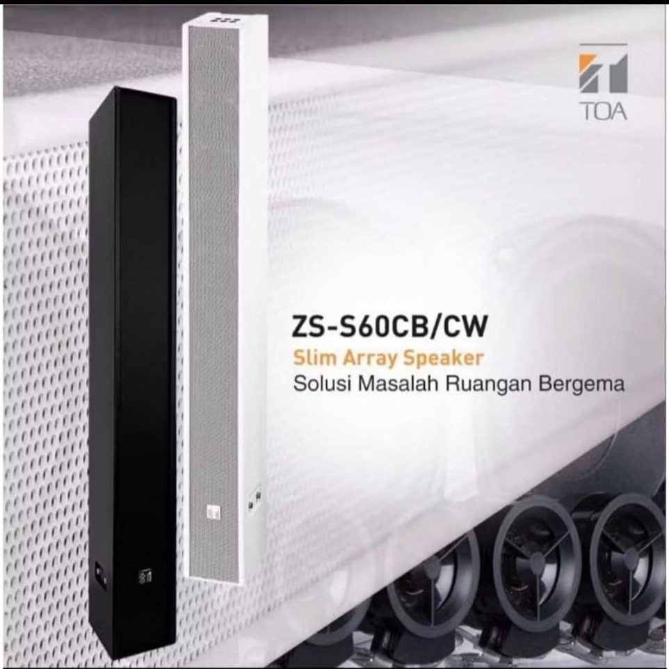 Toa Slim Array Speaker ZS S60CW / ZS60CW / Speaker Toa Collumn 60 watt