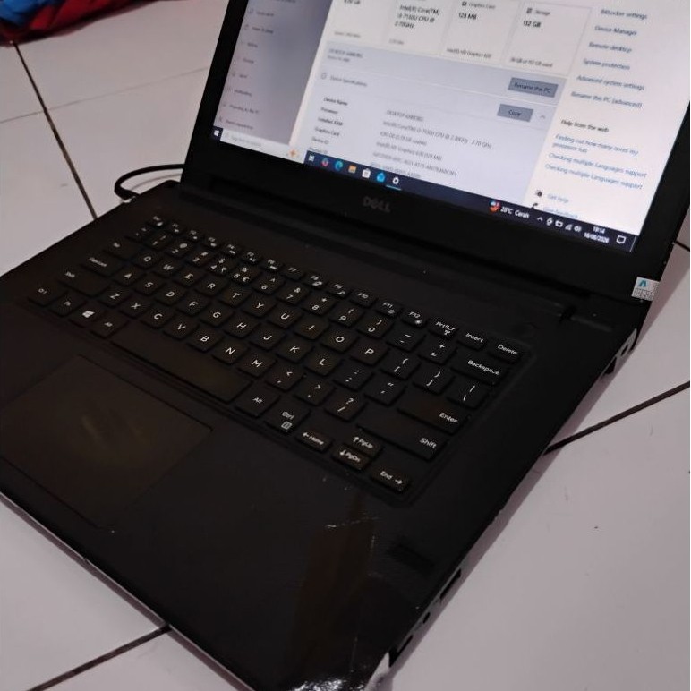 Mobo Dell Vostro i3 gen 7 second normal